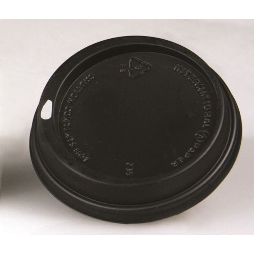 Ecotainer® Dome Sip Lid for 10-24 oz Cup, Black